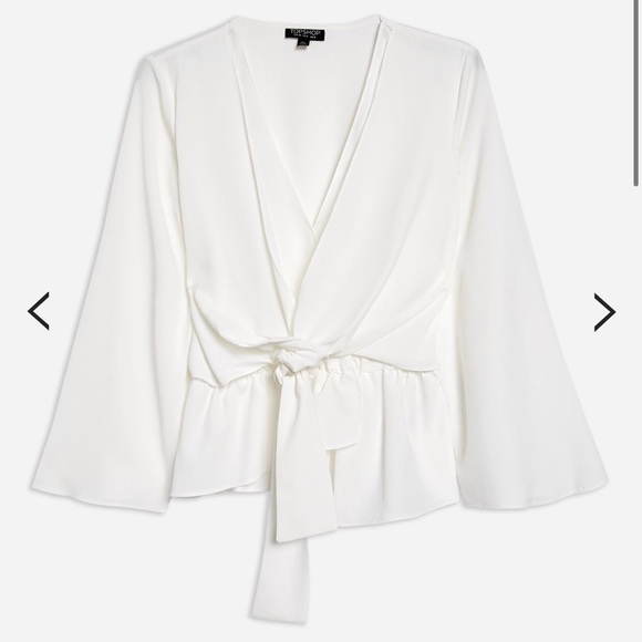 Topshop Tops - Topshop Knot Blouse